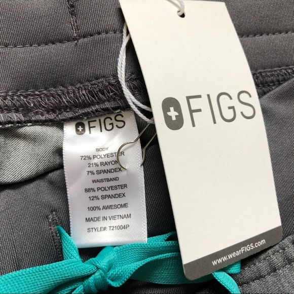 FIGS NWT KADE Grey Cargo Scrub Pants Nurse Doctor Scrubs Work Hospital - Picture 9 of 13